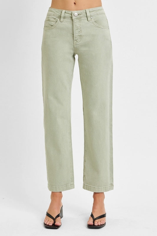 PISTACHIO DENIM PANT