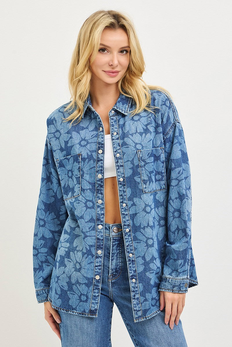 FLORAL PRINT JACKET