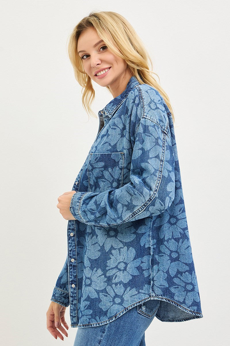 FLORAL PRINT JACKET