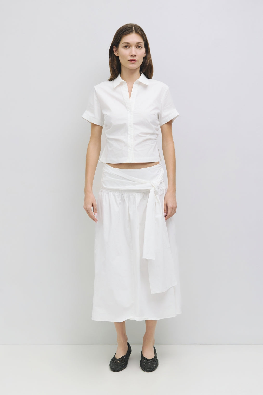 WHITE THE RUTH SKIRT