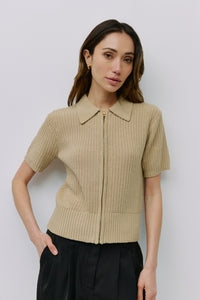 THE NADIA KHAKI TOP