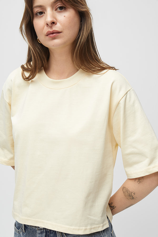 BUTTER YELLOW THE DAPHNE TOP