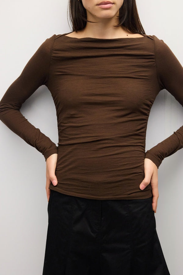 BROWN THE APRIL TOP
