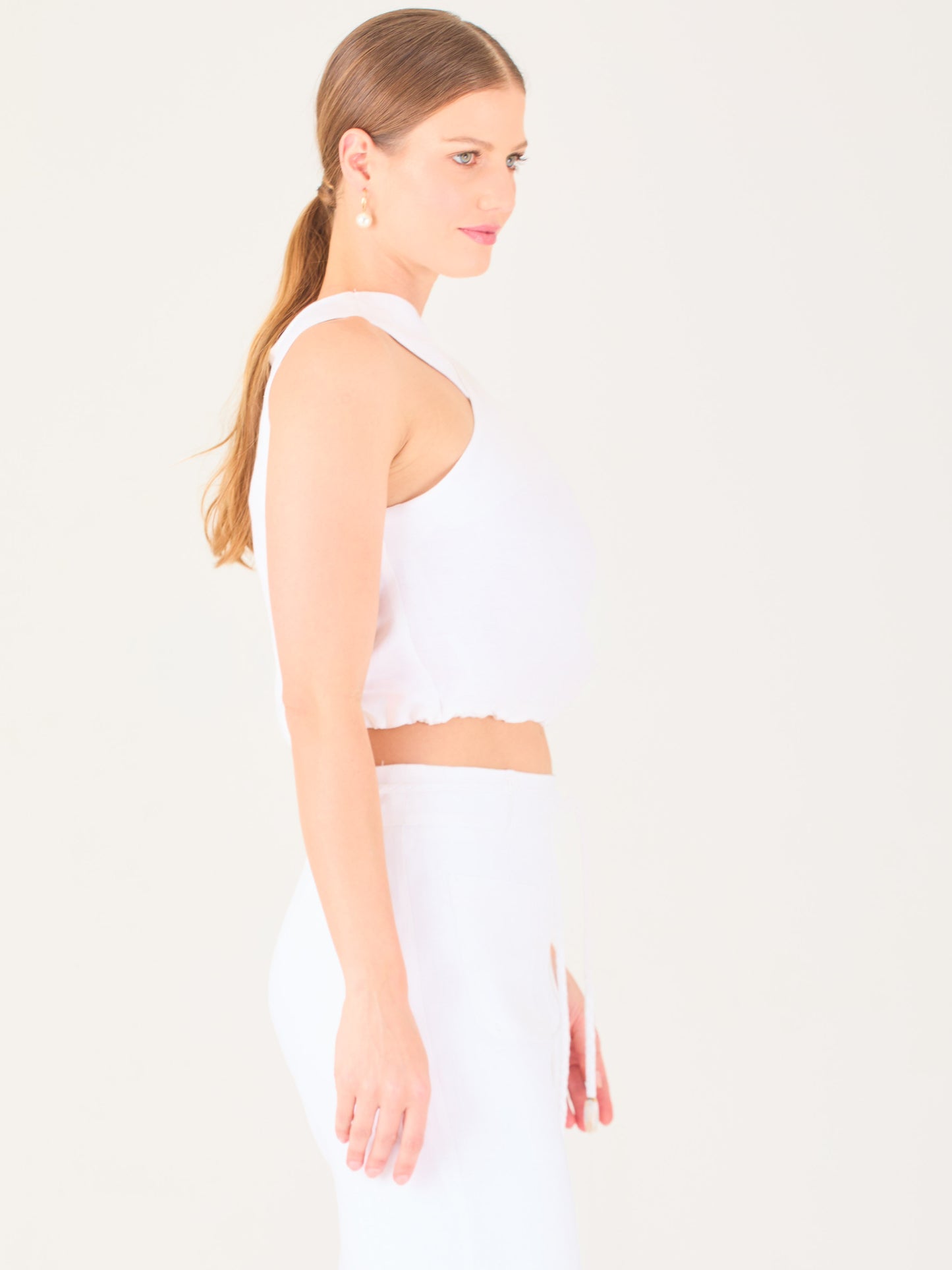 WHITE BENISA TOP