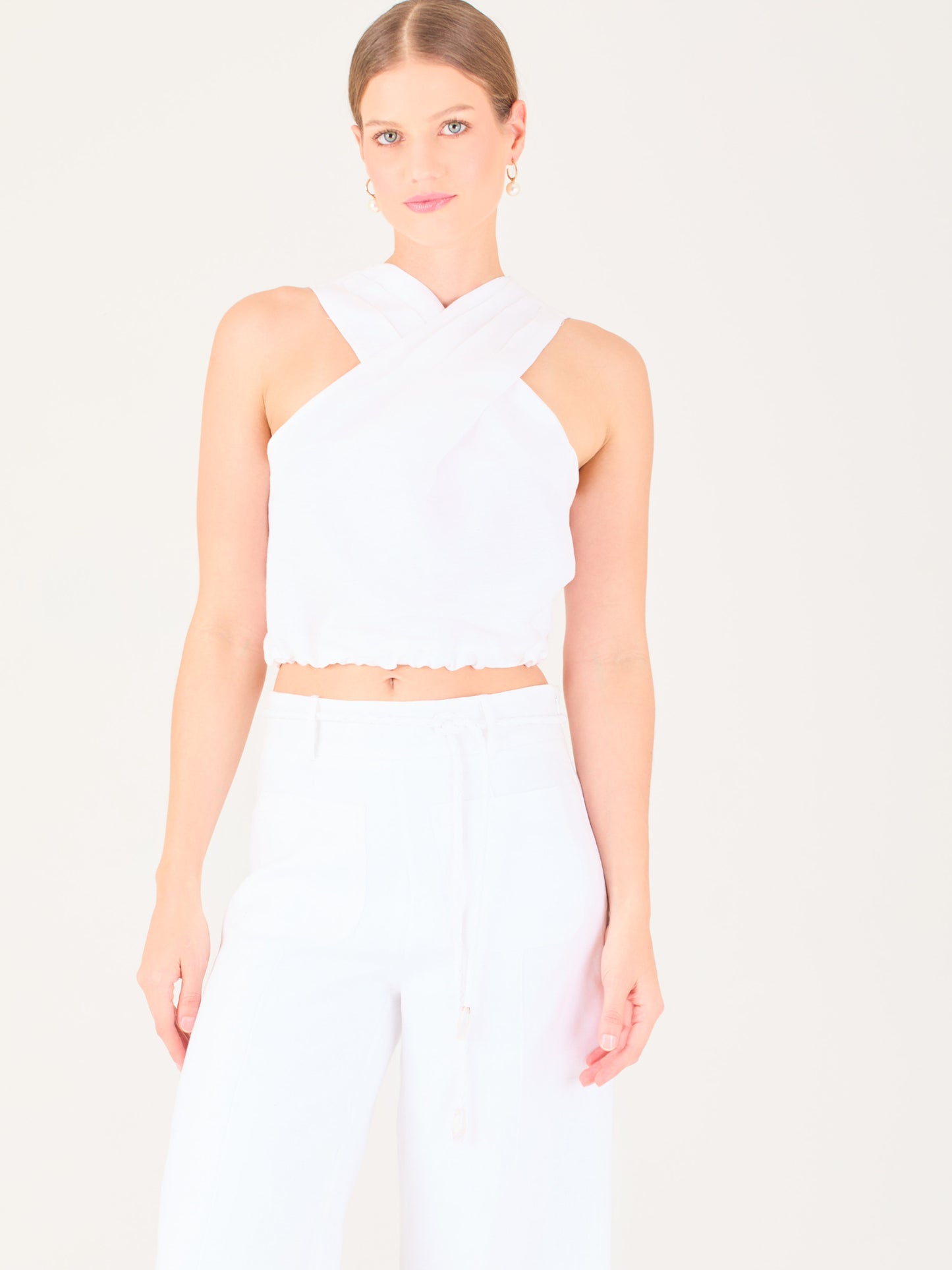 WHITE BENISA TOP