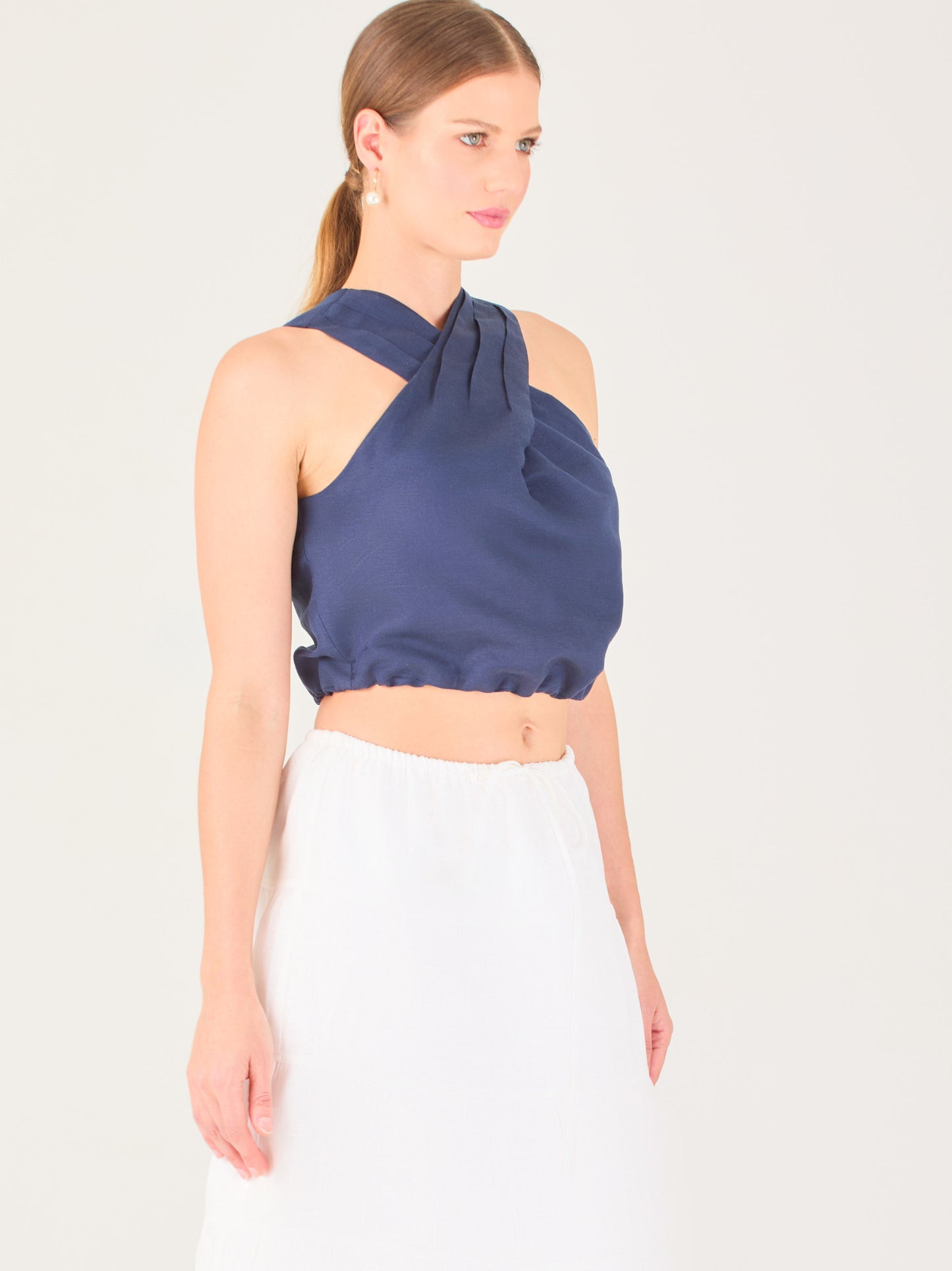 NAVY BENISA TOP