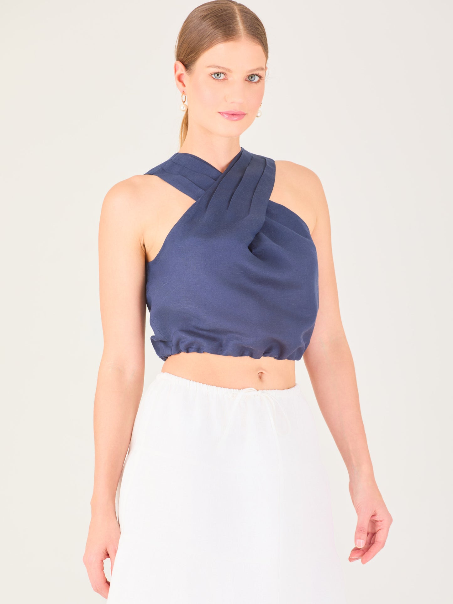 NAVY BENISA TOP