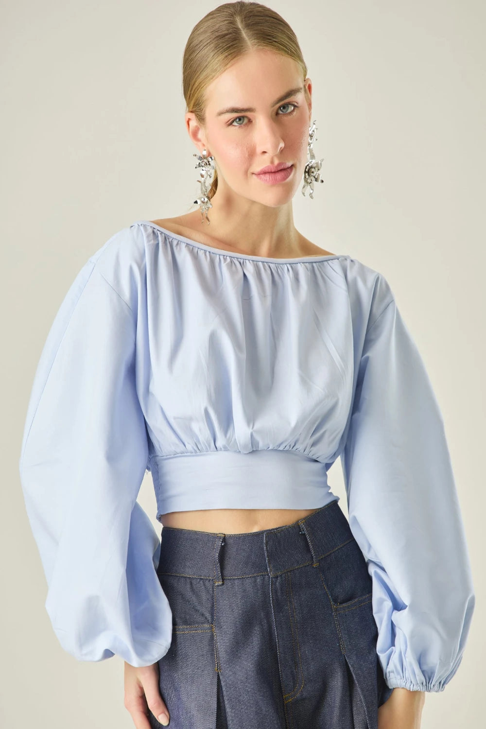 BABY BLUE YOSI TOP