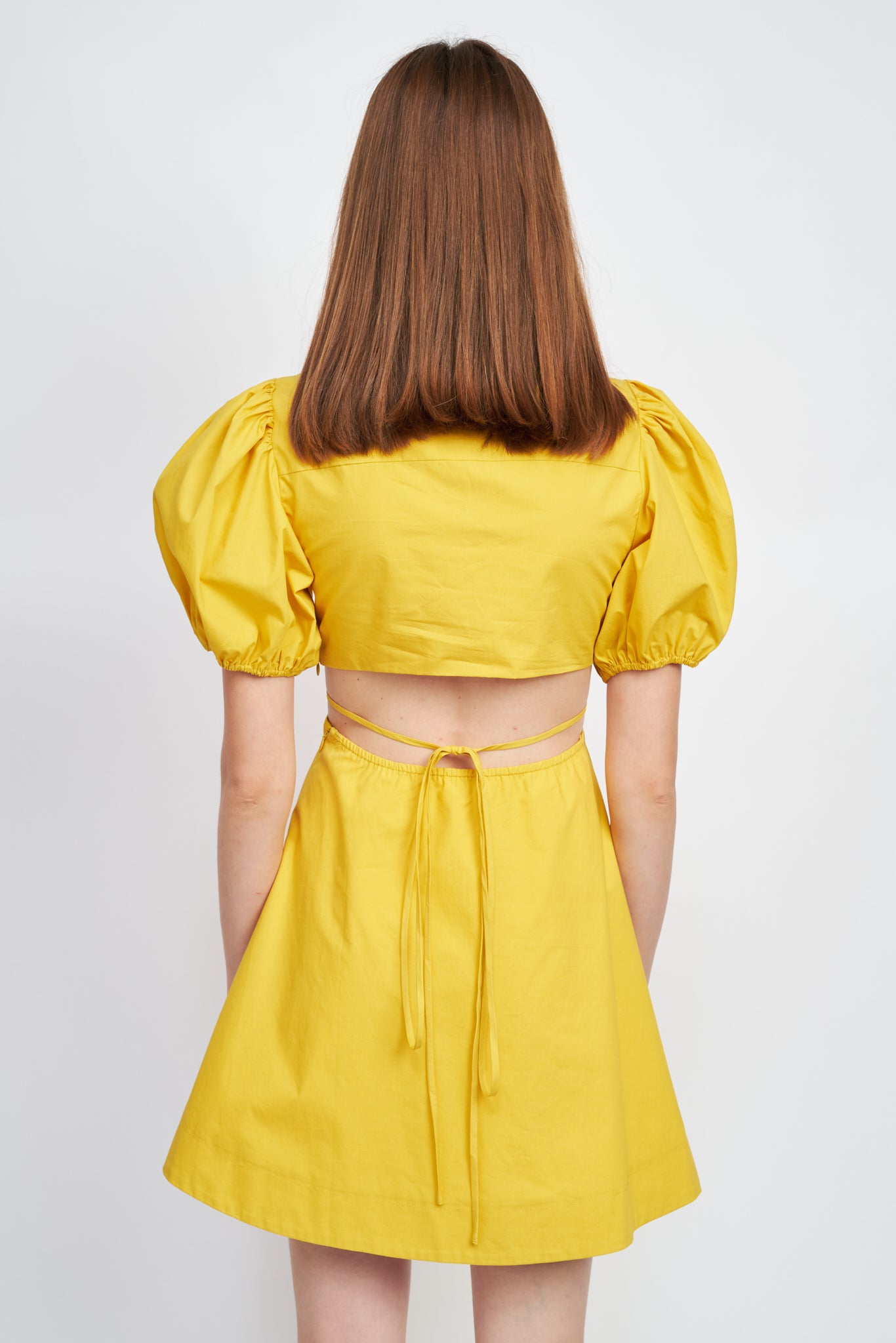 YELLOW HALEY MINI DRESS