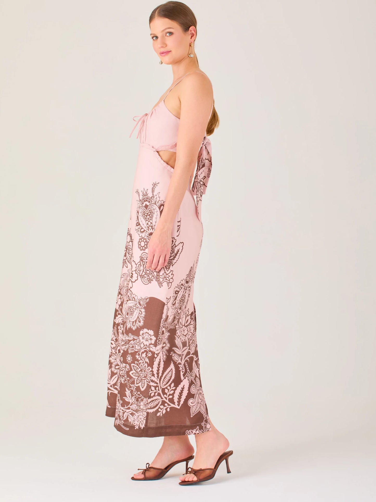 PINK PRINT FREDA DRESS