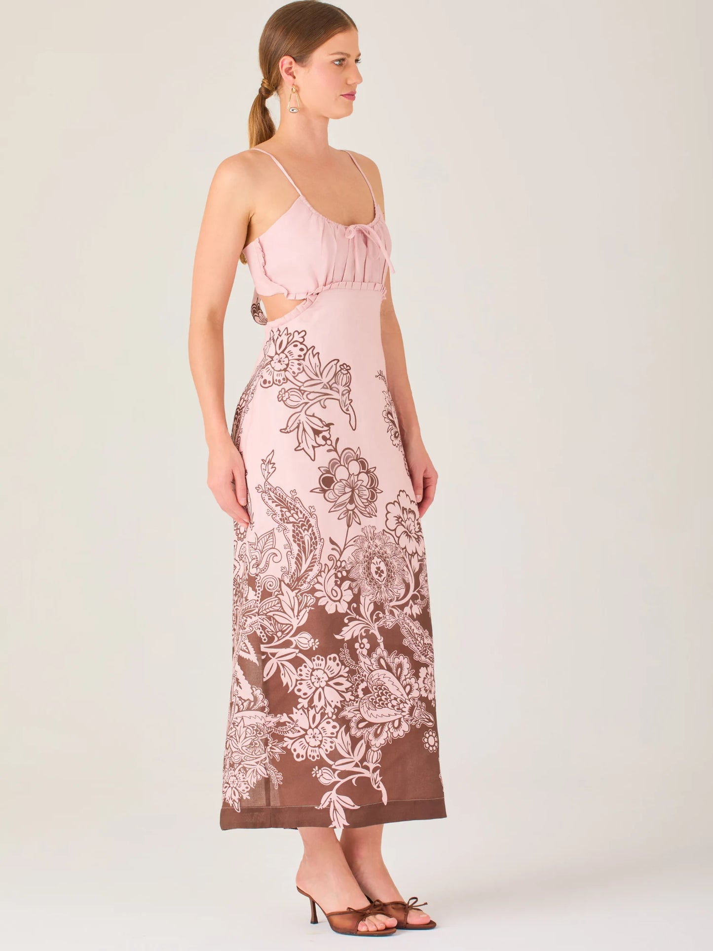 PINK PRINT FREDA DRESS