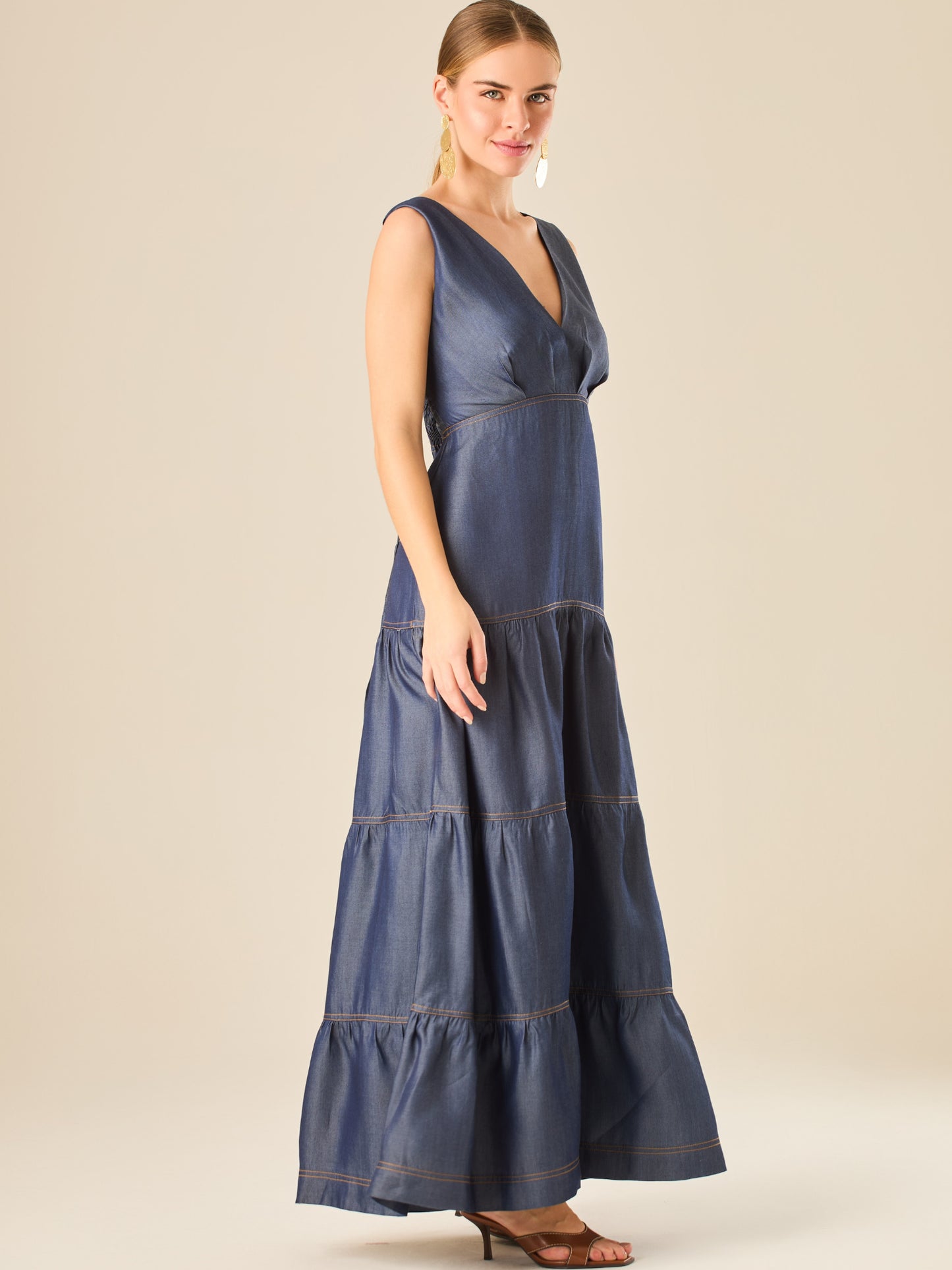 DARK INDIGO ANDREINA DRESS