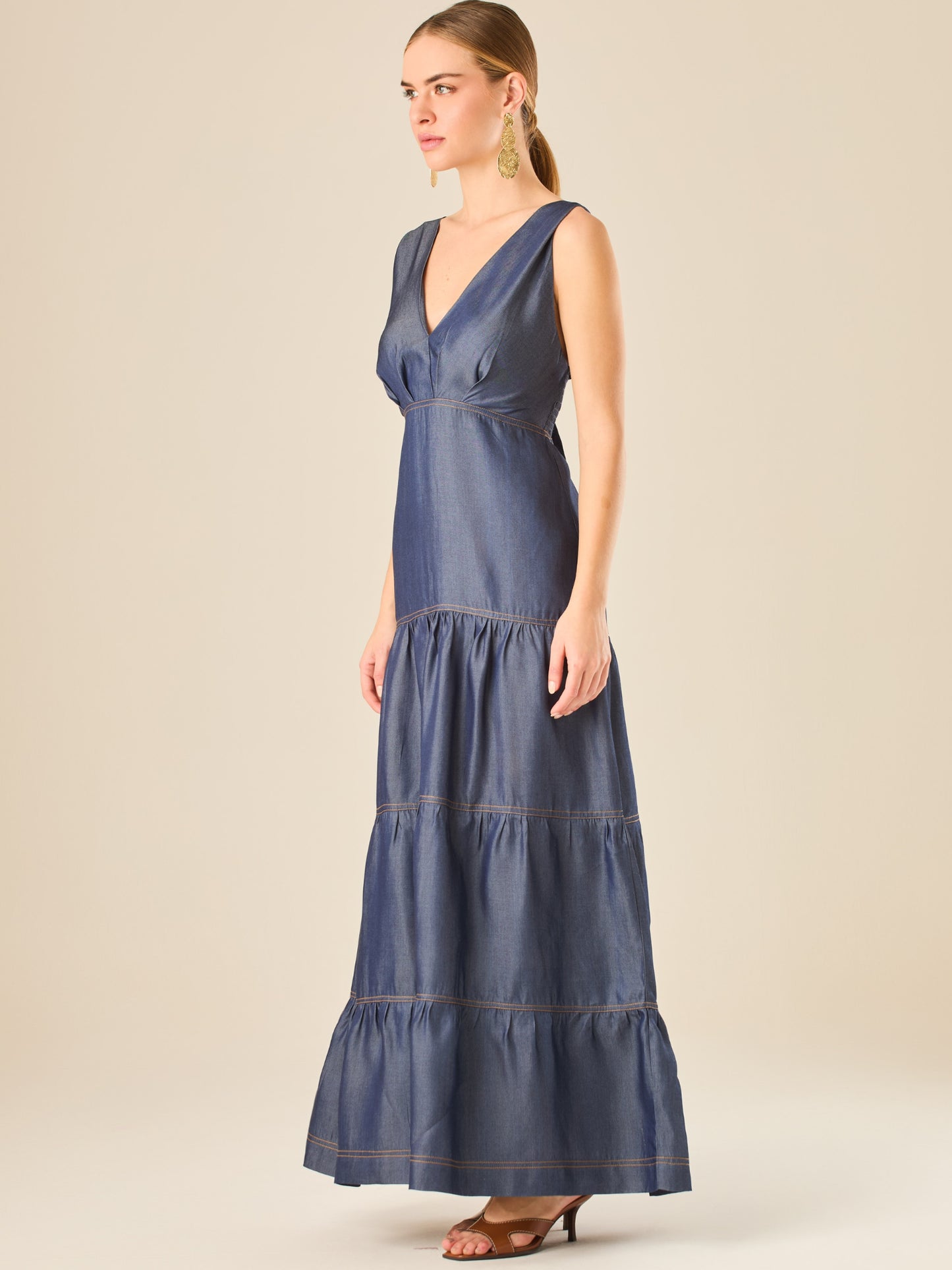 DARK INDIGO ANDREINA DRESS